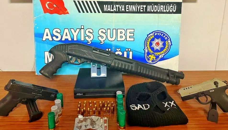 Malatya’nın Tecde Mahallesi’nde meydana gelen silahlı gasp, tehdit ve yaralama