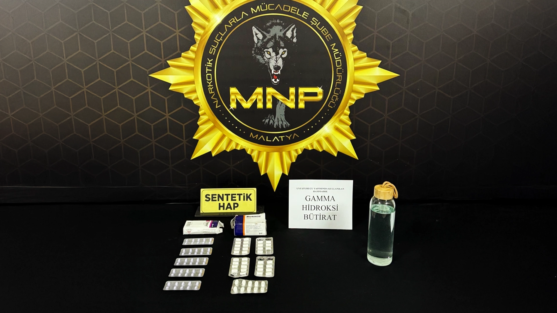 Malatya İl Emniyet Müdürlüğü Narkotik Suçlarla Mücadele Şube Müdürlüğü ekiplerince