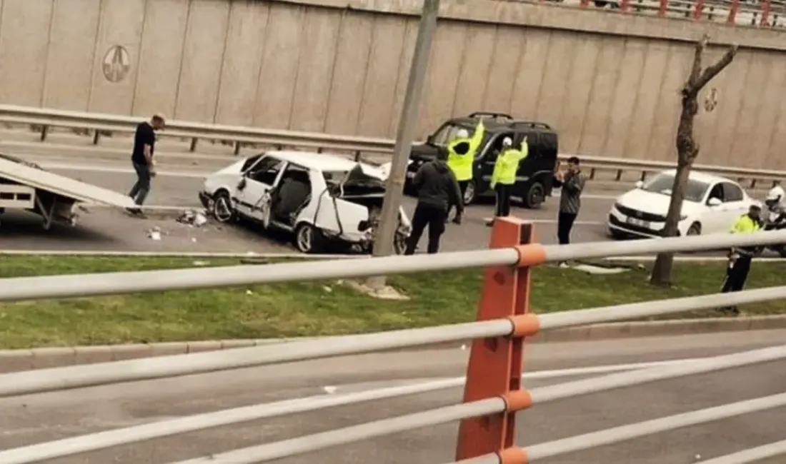 Malatya’da merkez çevre yolu üzerinde meydana gelen trafik kazasında 8