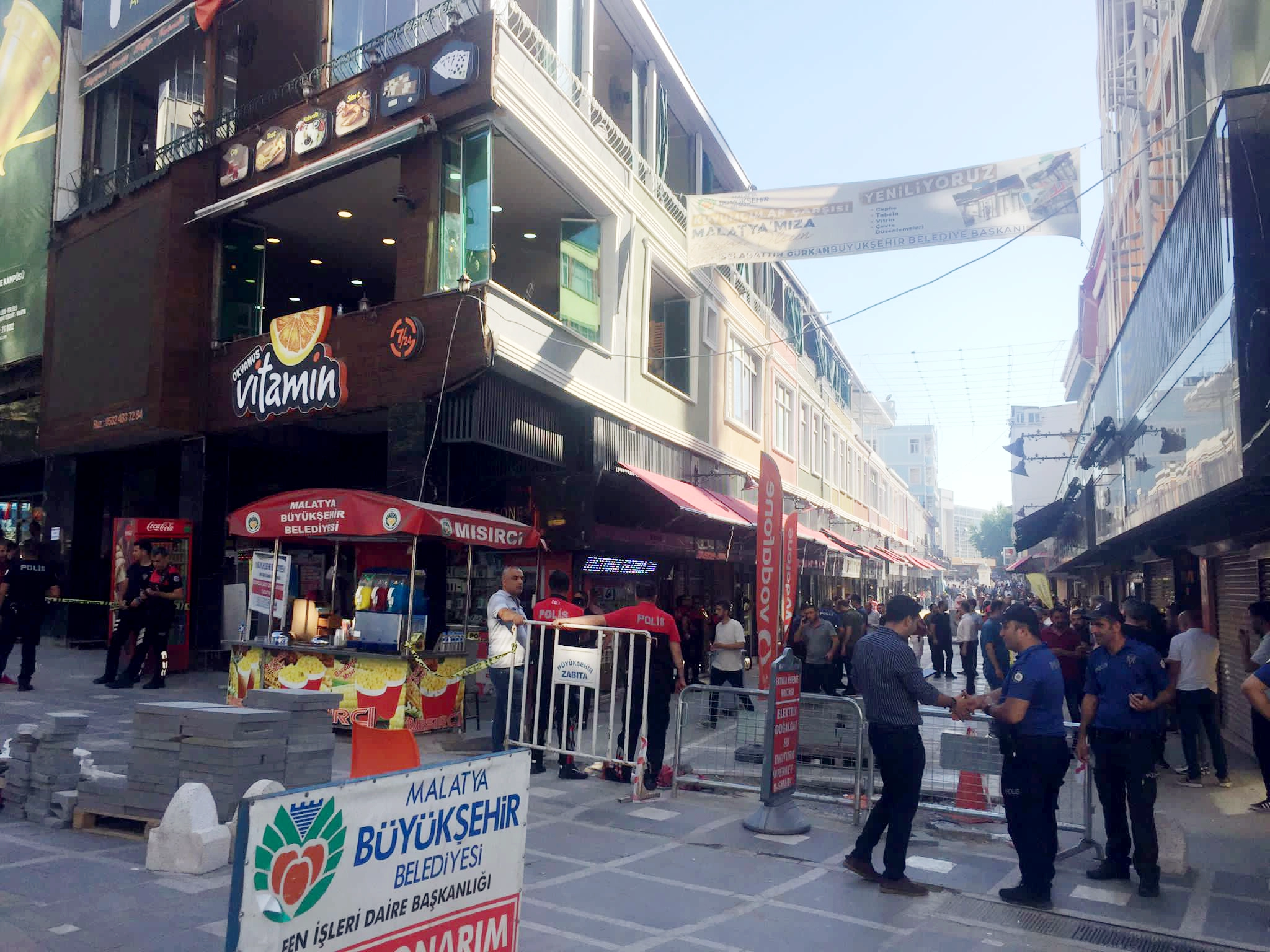 Malatya’da 18 Haziran 2022 tarihinde Yeni Hamam Mahallesi Akpınar Meydanı’nda