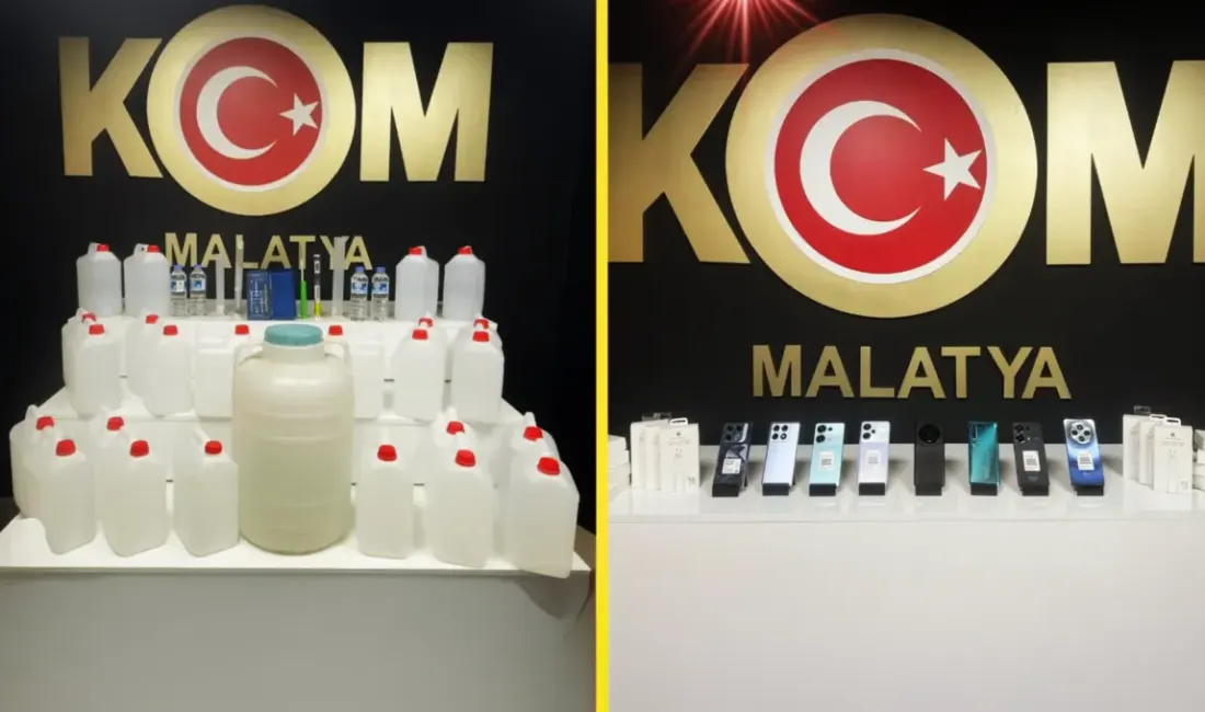 Malatya İl Emniyet Müdürlüğü’ne bağlı Kaçakçılık ve Organize Suçlarla Mücadele