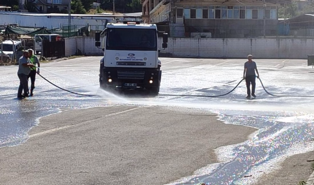 Malatya Yeşilyurt Hayvan Pazarı, bulaşıcı hayvan hastalıklarının yayılmasını engellemek amacıyla,