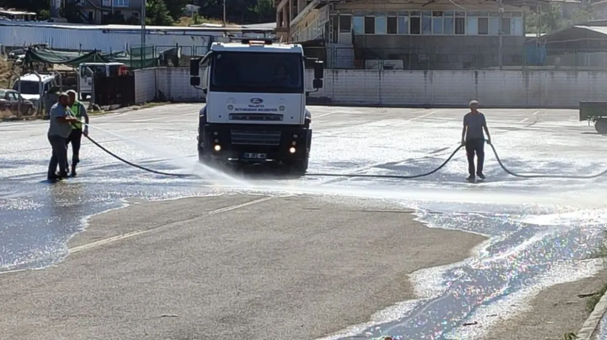 Malatya Yeşilyurt Hayvan Pazarı, bulaşıcı hayvan hastalıklarının yayılmasını engellemek amacıyla,