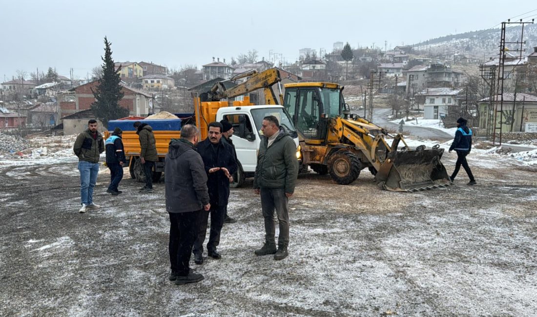 Battalgazi’de kar yağışı öncesi ve sonrasında sahaya inen Belediye Başkanı