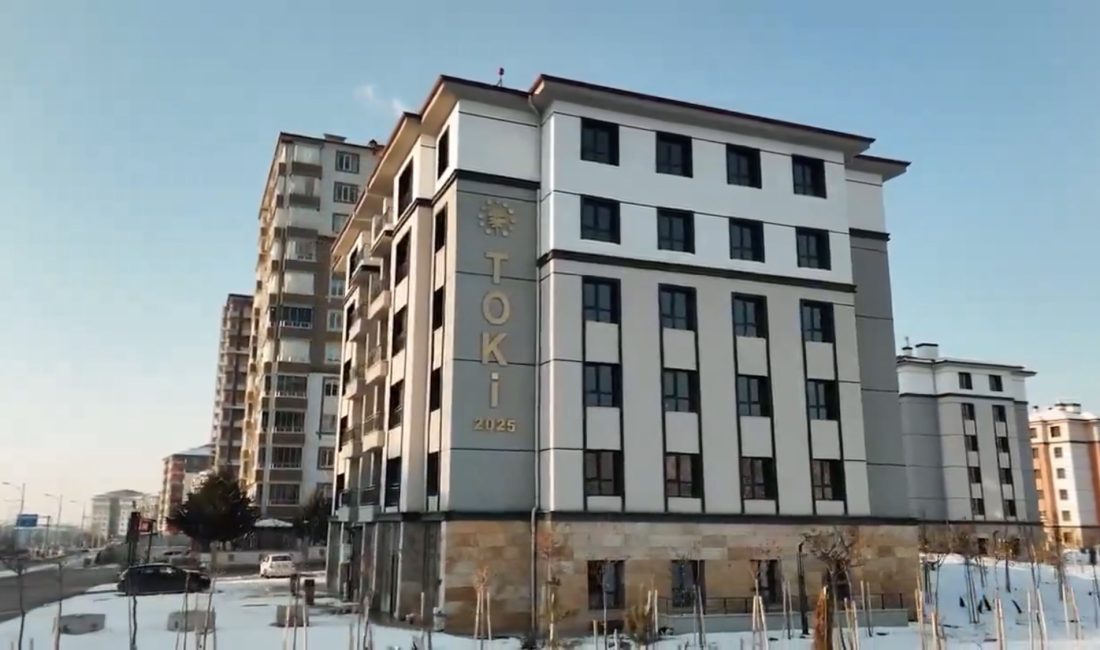 Uçbağlar Mahallesi Rezerv Alan 28. Bölge’de yapımı tamamlanan konut ve