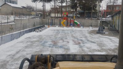 Battalgazi Belediyesi, yoğun kar yağışı sonrası öğrencilerin ve öğretmenlerin eğitim-öğretim