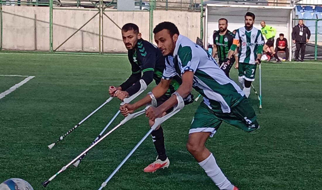 Ampute Futbol Süper Ligi’nin 11. hafta karşılaşmasında Malatya Büyükşehir Belediyespor