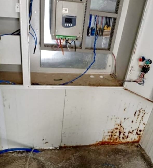 Don sanılan su kesintisinin, konteynerkentteki pompa ve bakır kablo hırsızlığı