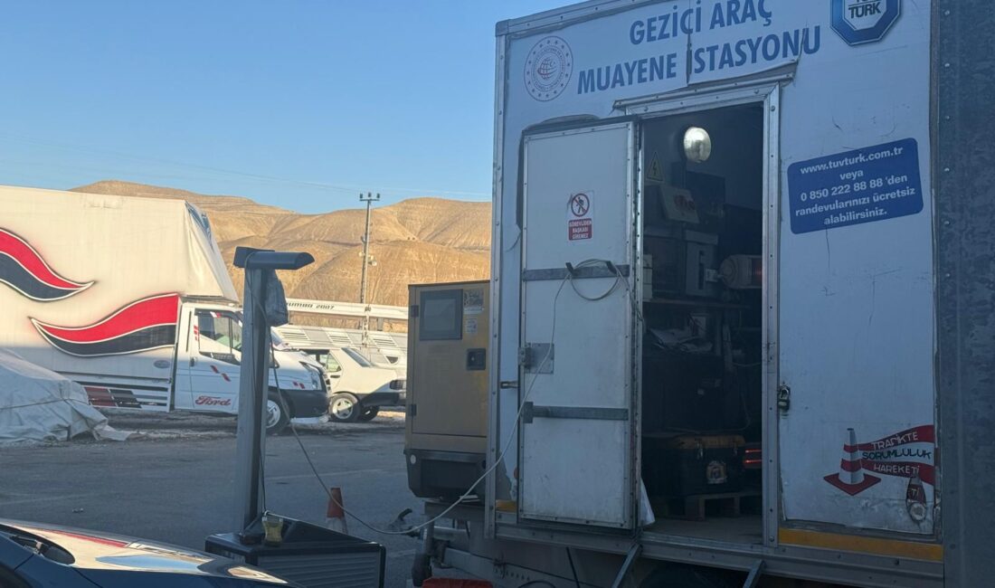 Darende’de TÜVTÜRK’e bağlı gezici araç muayene istasyonunun ayda 4 gün