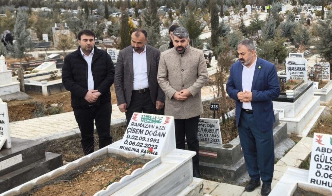 HÜDA-PAR Mersin Milletvekili Faruk Dinç, 6 Şubat depremlerinin 3. yıl