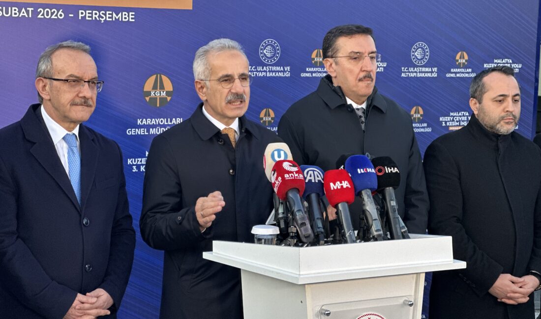 Ulaştırma ve Altyapı Bakanı Abdulkadir Uraloğlu, Malatya Kuzey Çevre Yolu’nun