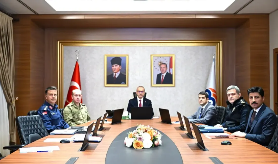 Vali Seddar Yavuz başkanlığında yapılan toplantıda, son bir haftalık güvenlik