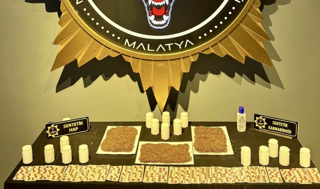 Malatya’da narkotik ekiplerince sokak satıcılarına yönelik yürütülen çalışmalar kapsamında 6
