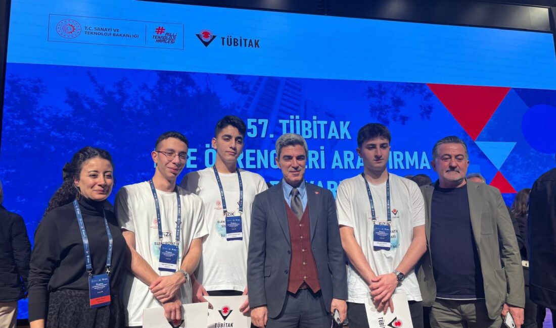 TÜBİTAK tarafından bu yıl 57’ncisi düzenlenen Lise Öğrencileri Araştırma Projeleri