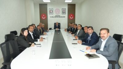 Adıyaman İl Milli Eğitim Müdürü Ali Tosun başkanlığında düzenlenen toplantıda,