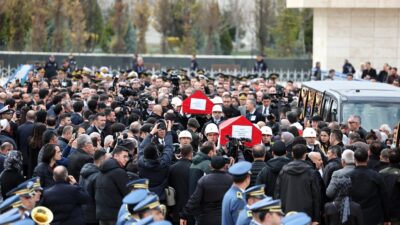 Katar’da meydana gelen helikopter kazasında şehit düşen ASELSAN personelleri için