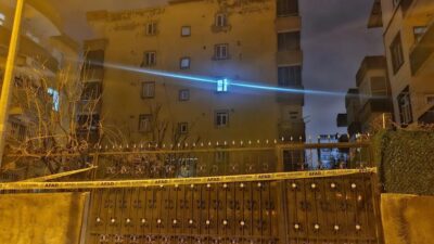 Diyarbakır’ın Bağlar ilçesinde bir apartmanın kolonlarından ses geldiği ihbarı üzerine