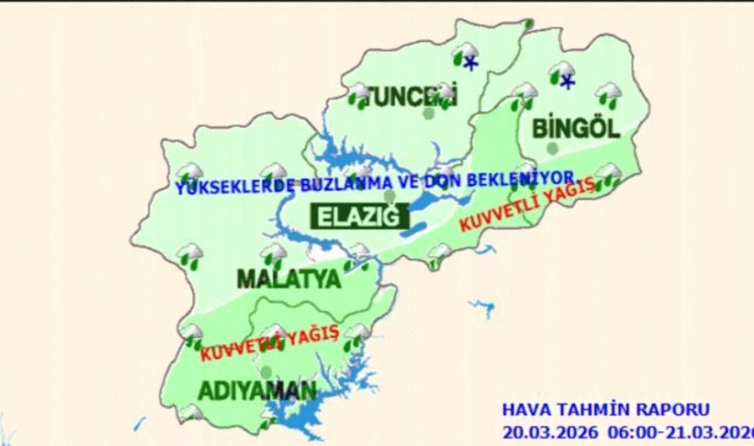 Meteoroloji 8. Bölge Müdürlüğü'nün yayımladığı son rapora göre, bayramın ilk