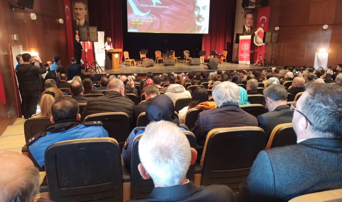 Malatya’da, İstiklal Marşı’nın kabulünün yıl dönümü ve Mehmet Akif Ersoy’u