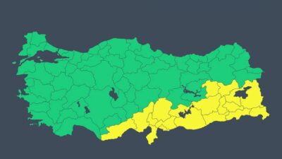 Meteoroloji Genel Müdürlüğü, birçok il için kuvvetli yağış ve fırtına