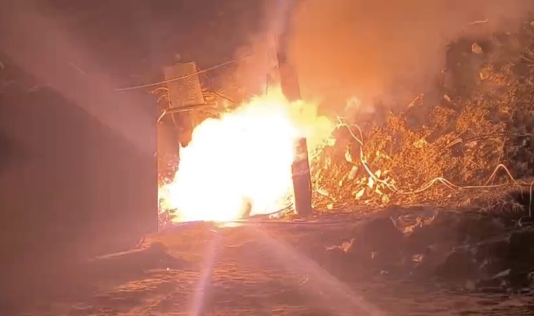 Elektrik panosunda meydana gelen kısa devre sonucu çıkan yangın, itfaiyenin