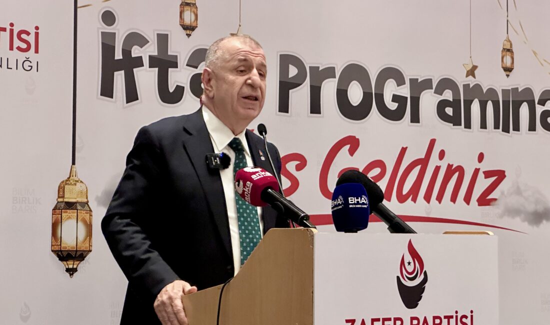 Zafer Partisi Genel Başkanı Ümit Özdağ, Malatya’daki iftar programında deprem