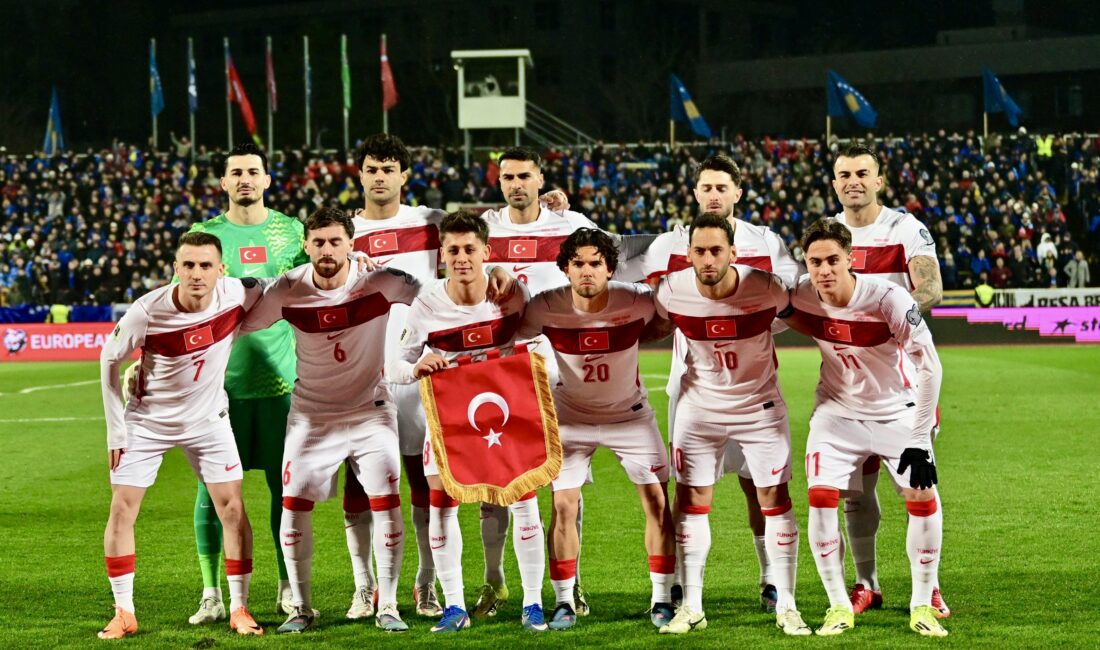 24 yıllık hasret sona erdi! Bizim Çocukar Dünya Kupası’nda 2026 FIFA Dünya Kupası Avrupa Elemeleri play-off finalinde Kosova deplasmanına