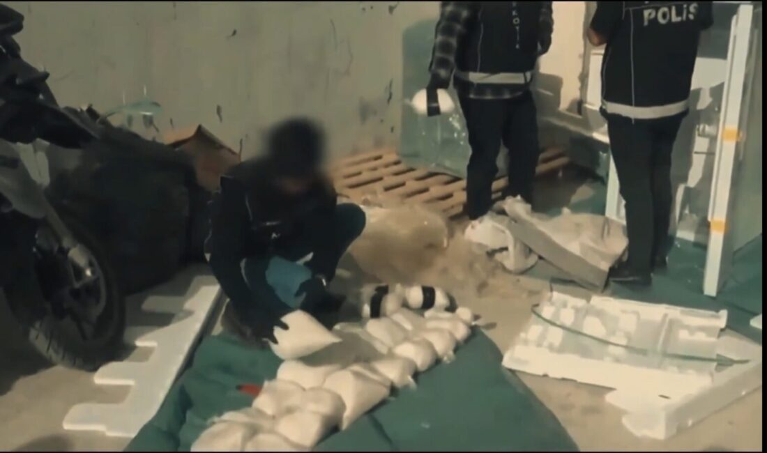 69 ilde eş zamanlı düzenlenen narkotik operasyonlarında 586 kilo uyuşturucu