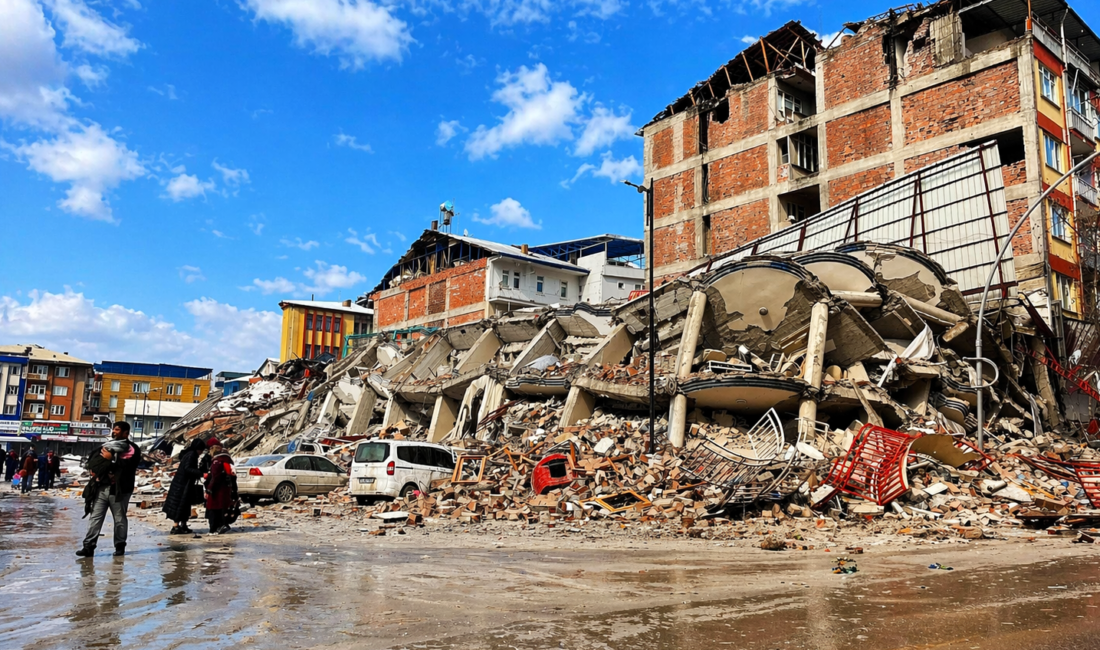 Malatya’da, 6 Şubat 2023 Kahramanmaraş Depremleri sırasında yıkılan Beydağı Otel’e