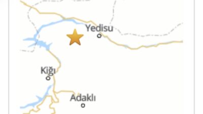 AFAD verilerine göre Bingöl’ün Yedisu ilçesinde sabah saatlerinde 4.4 büyüklüğünde