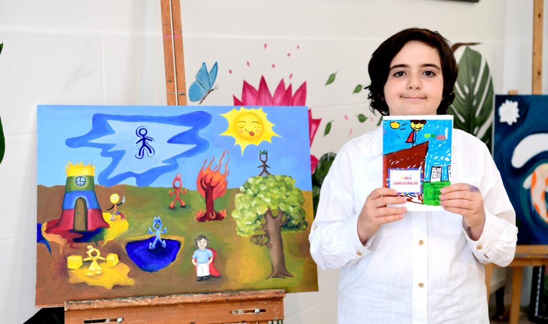 Malatya Büyükşehir Belediyesi Sanat Merkezi’nde eğitim alan 5. sınıf öğrencisi