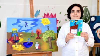 Malatya Büyükşehir Belediyesi Sanat Merkezi’nde eğitim alan 5. sınıf öğrencisi