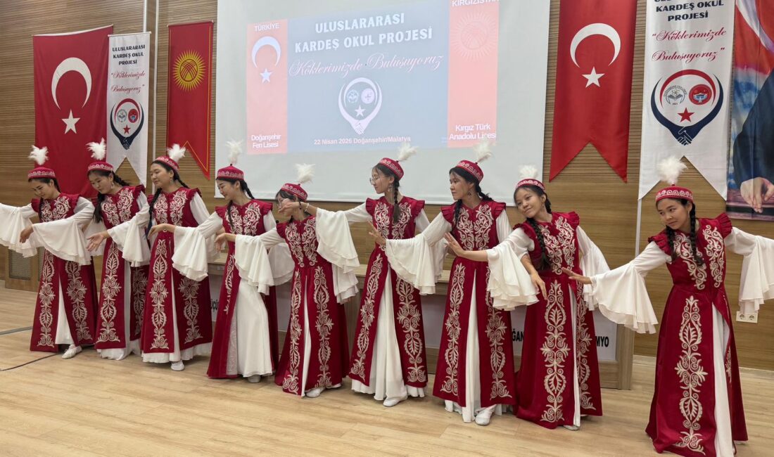“Köklerimizde Buluşuyoruz Projesi” kapsamında Kırgızistan’dan gelen öğrenci ve öğretmenler Doğanşehir’de