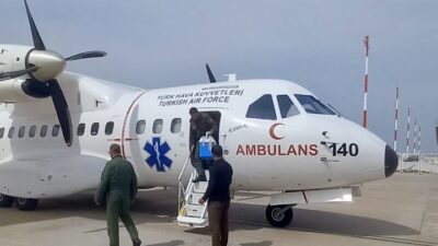 Türk Hava Kuvvetleri, acil karaciğer nakli bekleyen hasta için zamanla