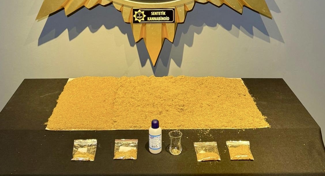 Malatya’da İl Emniyet Müdürlüğü ekiplerince yürütülen çalışmalarda 1 kilo 499