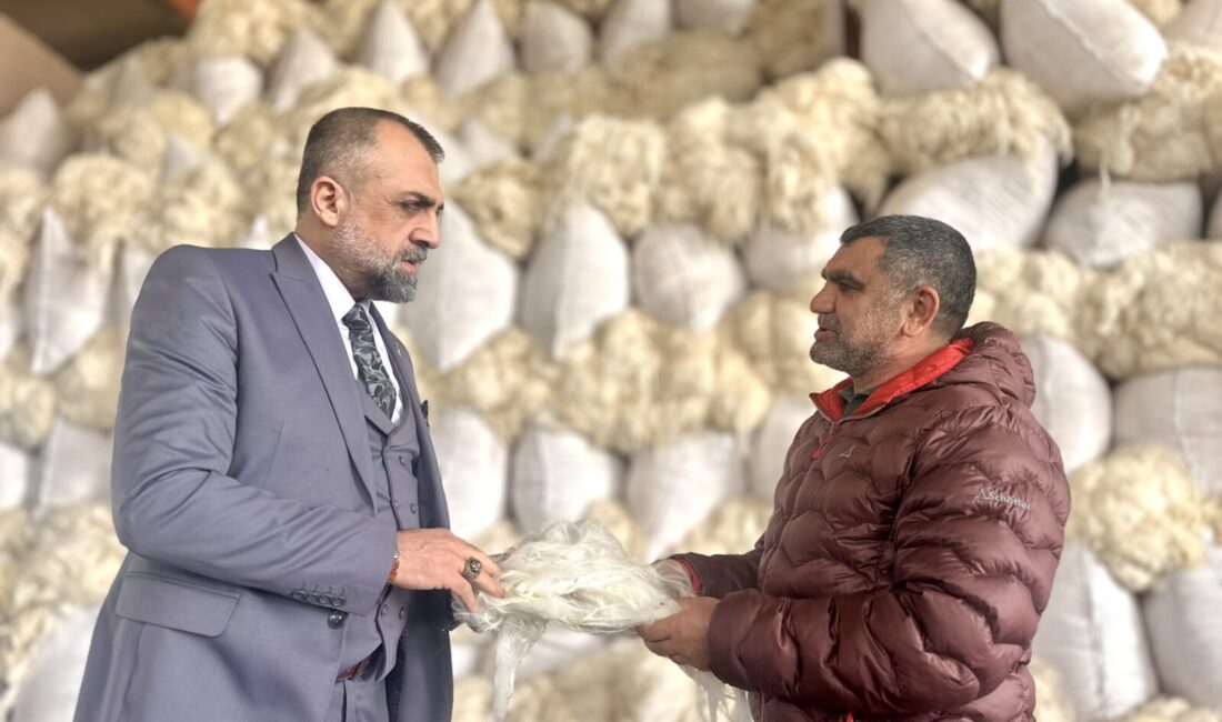 Malatya’da kurulan yün işleme fabrikasıyla küçükbaş hayvanlardan elde edilen yünler