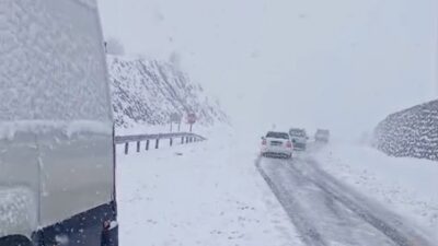 Malatya’da nisan ayında etkisini artıran soğuk hava ve kar yağışı,