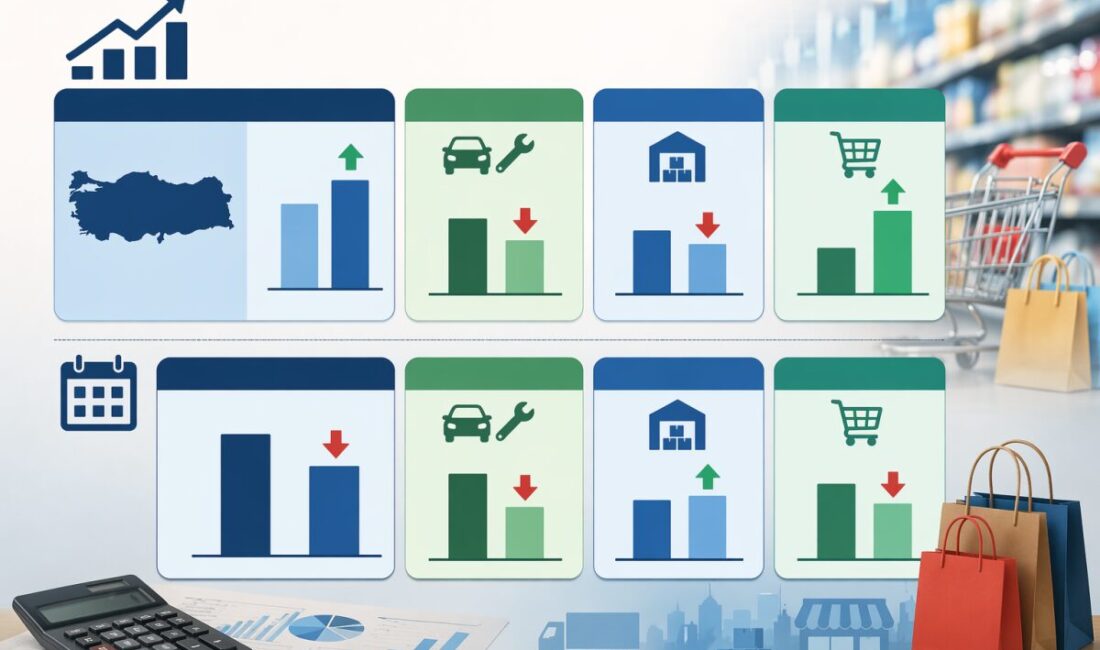 TÜİK verilerine göre ticaret satış hacmi 2026 yılı Şubat ayında