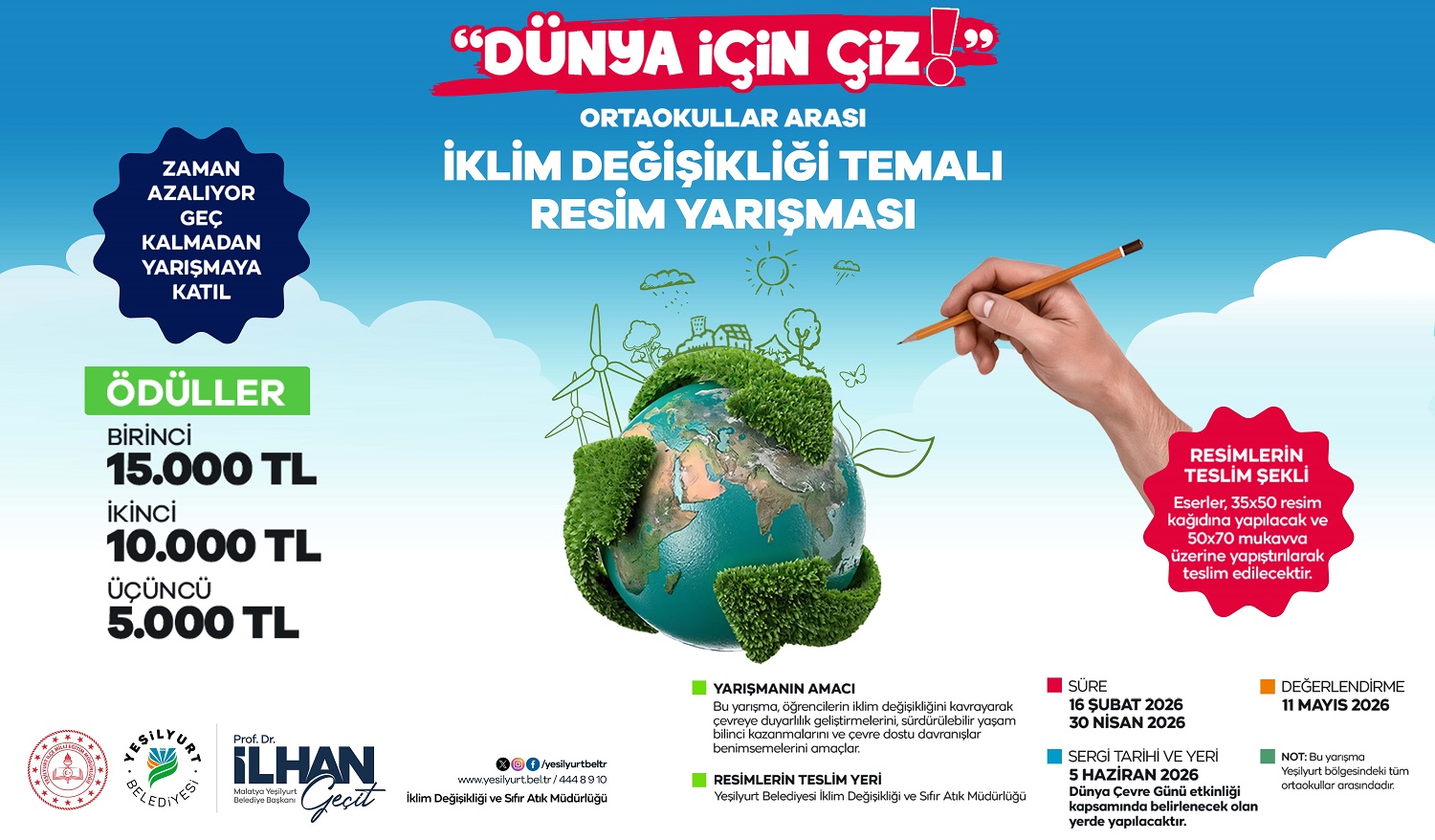 Yeşilyurt Belediyesi İklim Değişikliği ve Sıfır Atık Müdürlüğü, çevre bilincini