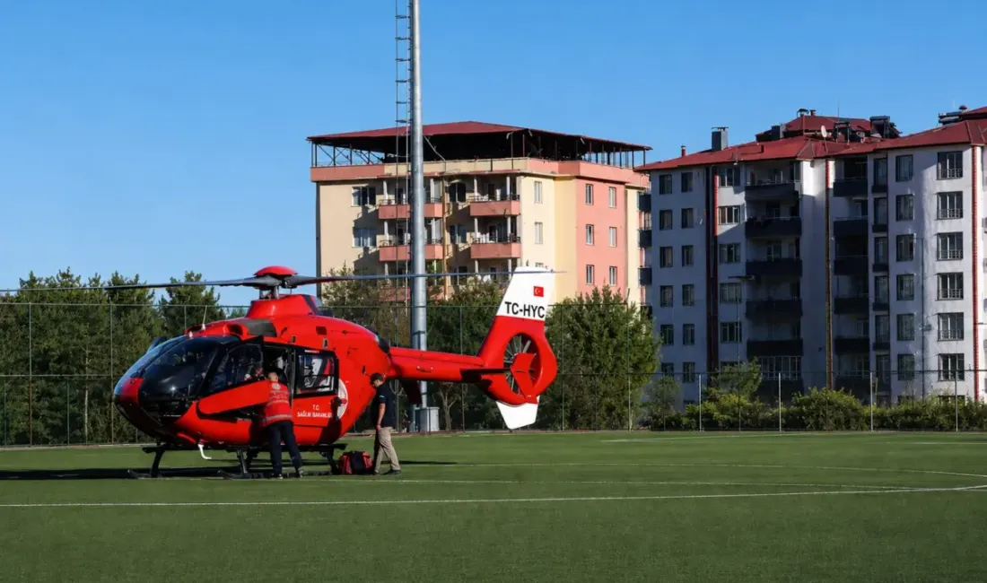 Malatya’nın Darende ilçesinde solunum yetmezliği yaşayan 7 aylık erkek bebek,