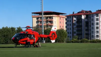 Malatya’nın Darende ilçesinde solunum yetmezliği yaşayan 7 aylık erkek bebek,
