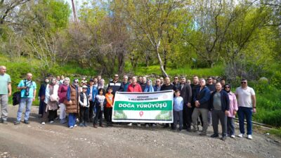 Adıyaman İl Milli Eğitim Müdürlüğü tarafından düzenlenen geleneksel doğa yürüyüşü