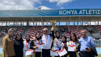 Konya’da düzenlenen Okul Sporları İşitme Engelliler Atletizm Türkiye Şampiyonası’nda Malatya