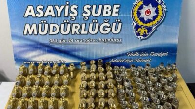 Malatya’da şantiye alanından tesisat malzemeleri çaldığı belirlenen şüpheli, polis ekiplerinin