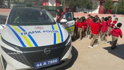 Malatya’nın Doğanşehir ilçesinde, İlçe Emniyet Müdürlüğü Trafik Denetleme Büro Amirliği