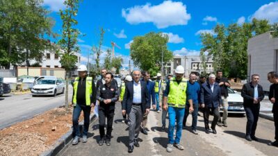 Malatya Büyükşehir Belediye Başkanı Sami Er, yeniden düzenlenen Fuzuli Caddesi’nin