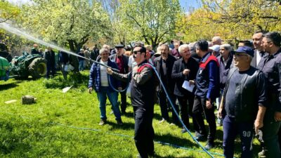 Hekimhan ilçesinde tarımsal üretimde verimliliğin artırılması amacıyla düzenlenen “Sıvı Solucan