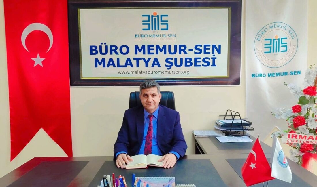 Büro Memur-Sen Malatya Şube Başkanı Mehmet Kahraman, Nisan ayı enflasyon