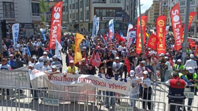 1 Mayıs Emek ve Dayanışma Günü, Malatya’da Turan Emeksiz Meydanı’nda