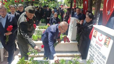 Malatya’da Kurban Bayramı arifesinde şehitlik ziyareti gerçekleştirildi. Protokol üyeleri ile